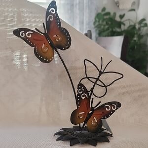 Decorative Metal Butterfly Sculpture